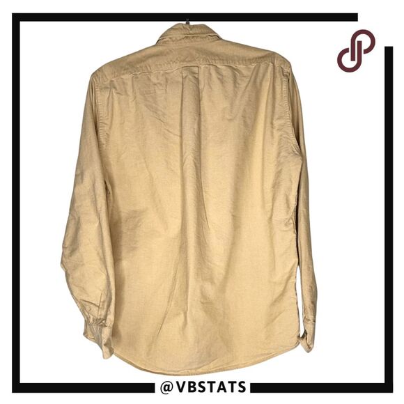 Sid Mashburn Men's Cotton Long Sleeve Button Down Shirt Pale Orange Size Large - Picture 2 of 10